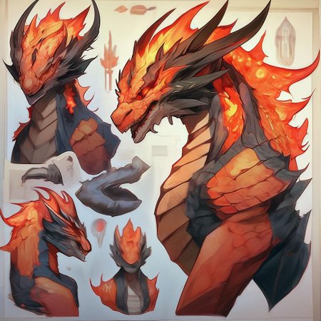 Дракон концепт арт