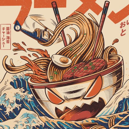 The great Ramen off Kanagawa