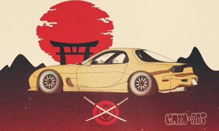 Японские постеры с машинами