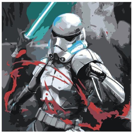 Star Wars Art Штурмовик клон