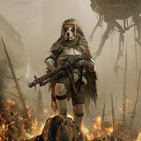 Star Wars Scout Trooper Art