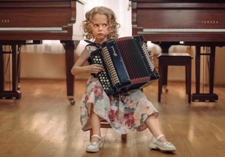 Баянистка Мария Астахова