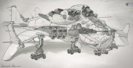 Ганшип дизельпанк