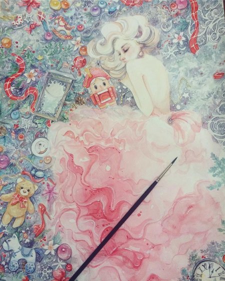 Оксана Викторова акварель