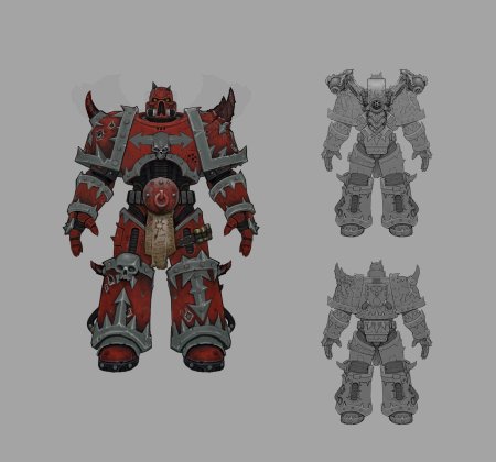 Вархаммер 40000 Космодесант хаоса арт