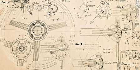 Старые чертежи механизмов
