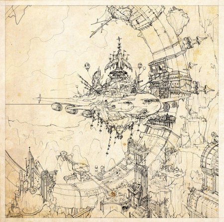 Стимпанк город