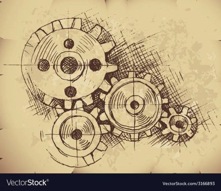 Шестерни стимпанк