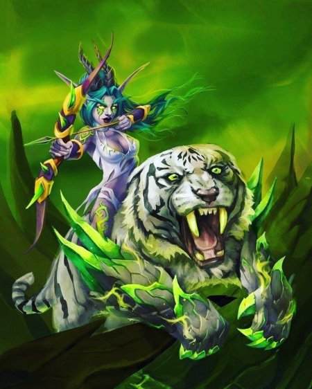 Ночной эльф варкрафт