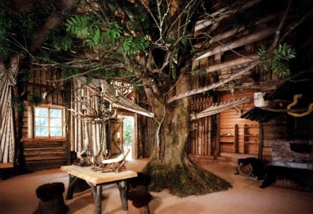 Интерьер избушки бабы яги