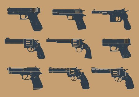 Пистолет vector