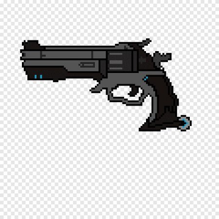 Пистолет 2д спрайт