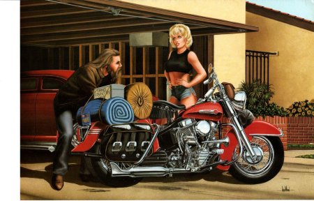 Художник харлей дэвидсон дэвид уль