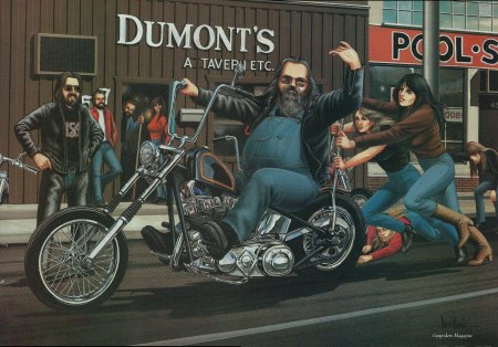 Байкеры Дэвид Манн Веспуччи