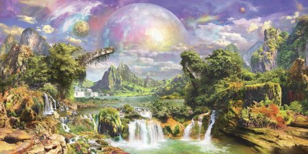 Фрески Апплико горы