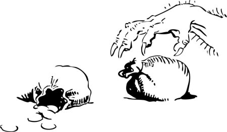 Рисунок на тему жадность