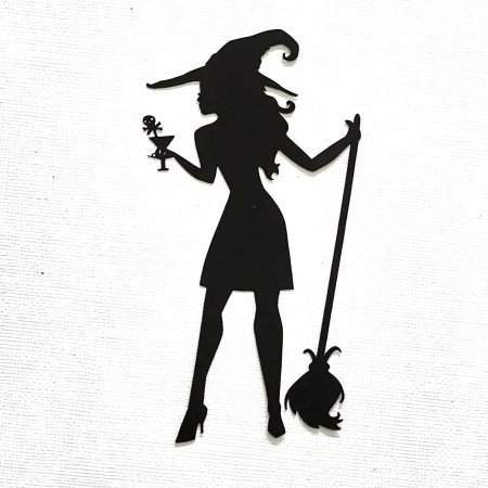 Ведьма силуэт