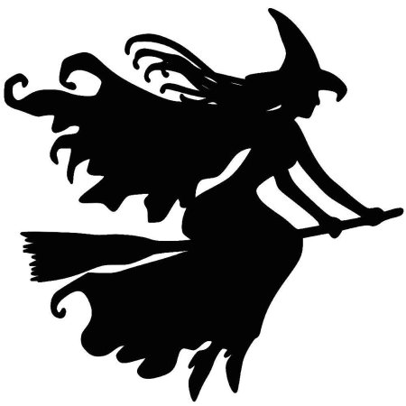 Ведьма на метле