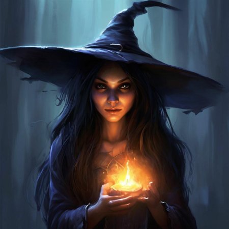 Красивая ведьмочка