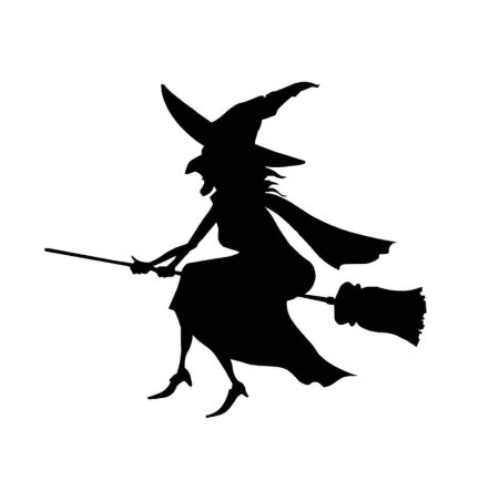 Ведьма на метле