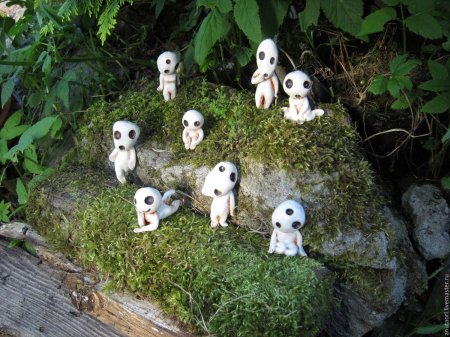 Принцесса Мононоке Лесные духи Кодама