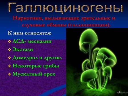 Галлюциногены наркотики