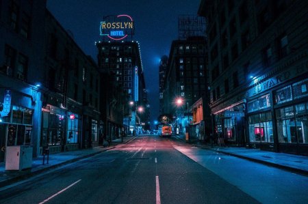 Ночные улочки Лос Анджелеса