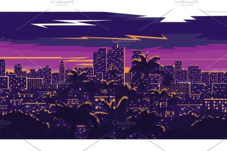 Лос Анджелес Skyline