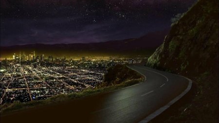 Дорога ночью