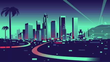 Лос Анджелес Skyline