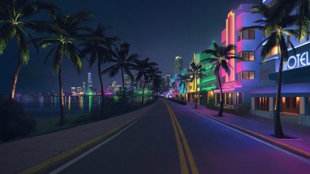 Майами оушен драйв Вайс Сити