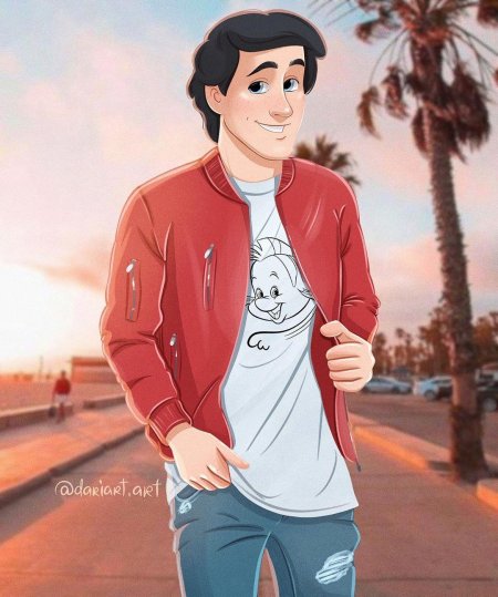 Принцы Дисней в современном стиле