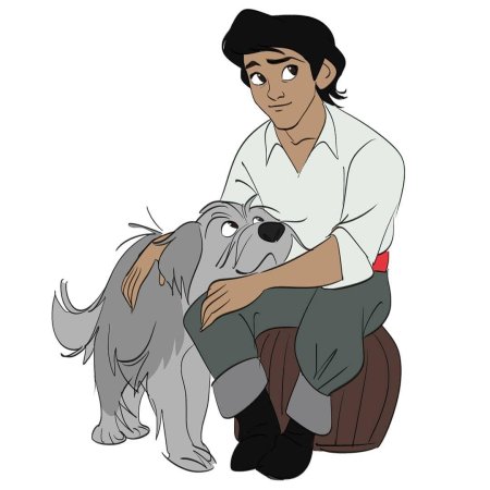 Принц Эрик и его собака