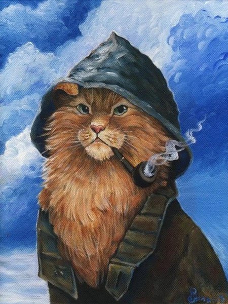 Художник Александр Завалий коты