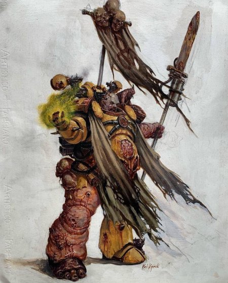 Вархаммер 40000 Чумной десантник