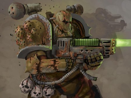 Вархаммер 40000 Чумной десантник