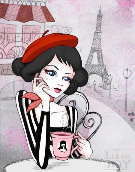 Француженка рисунок