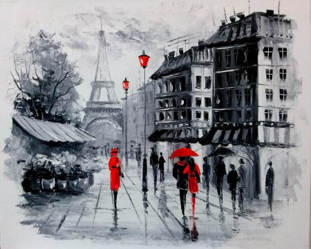 Ольга Дарчук картины Париж