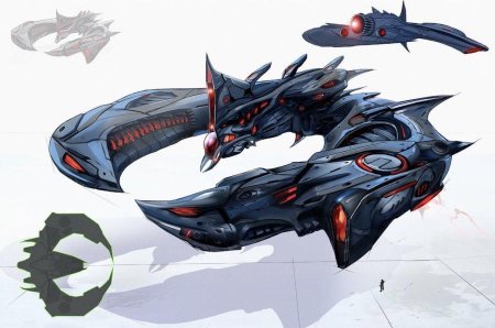 Биокорабль Sci Fi