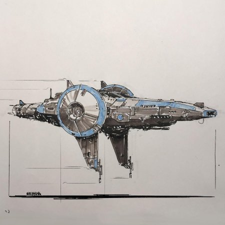 Звездолеты скетч концепт