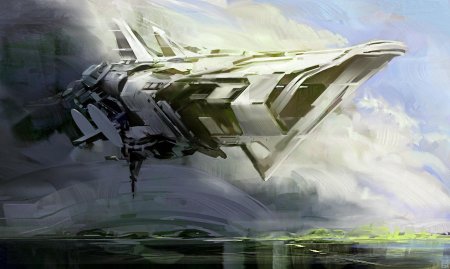 Концепт арт космических кораблей Таран