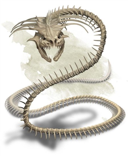 Скелет дракона ДНД