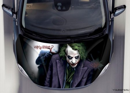 Наклейка на авто "Джокер"