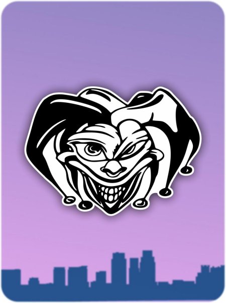 Наклейка на авто "Джокер"