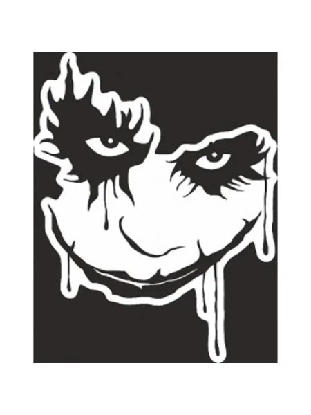 Джокер наклейка на машину