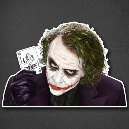 Джокер наклейка