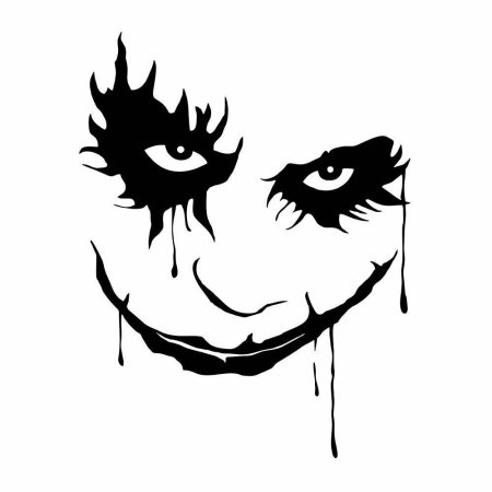 Джокер наклейка