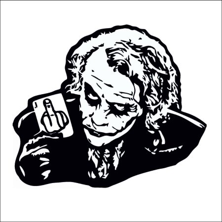 Наклейка на авто "Джокер"