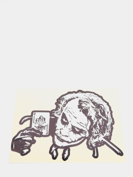 Наклейка на машину Джокер с картами