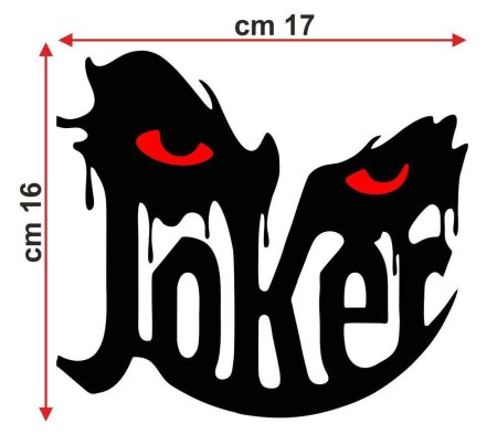 Наклейки на мотоцикл Джокер